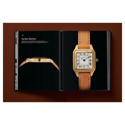 Edler Uhrenbildband mit technischem Chronographenmotiv.