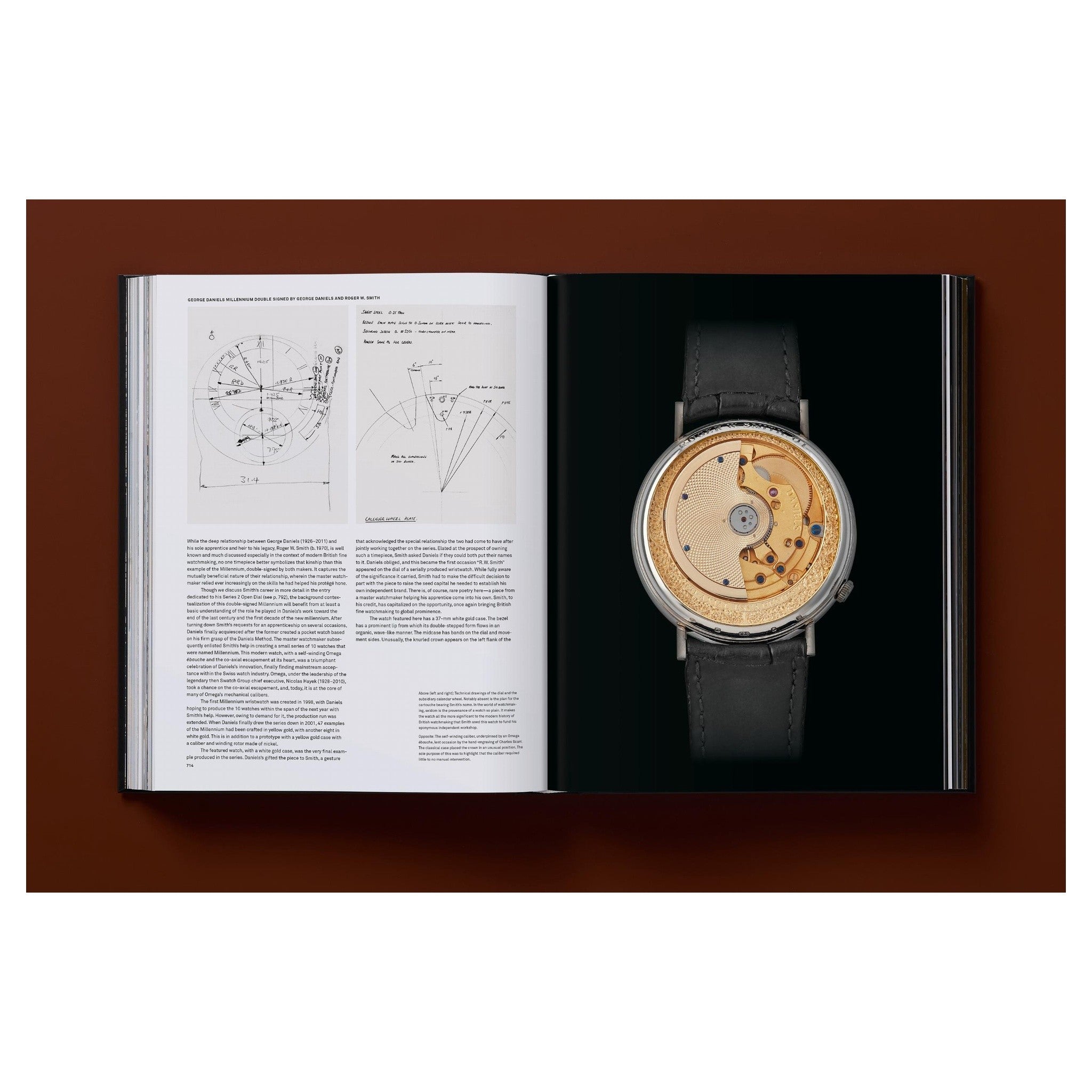 Detailaufnahme einer luxuriösen Armbanduhr in klassischem Design