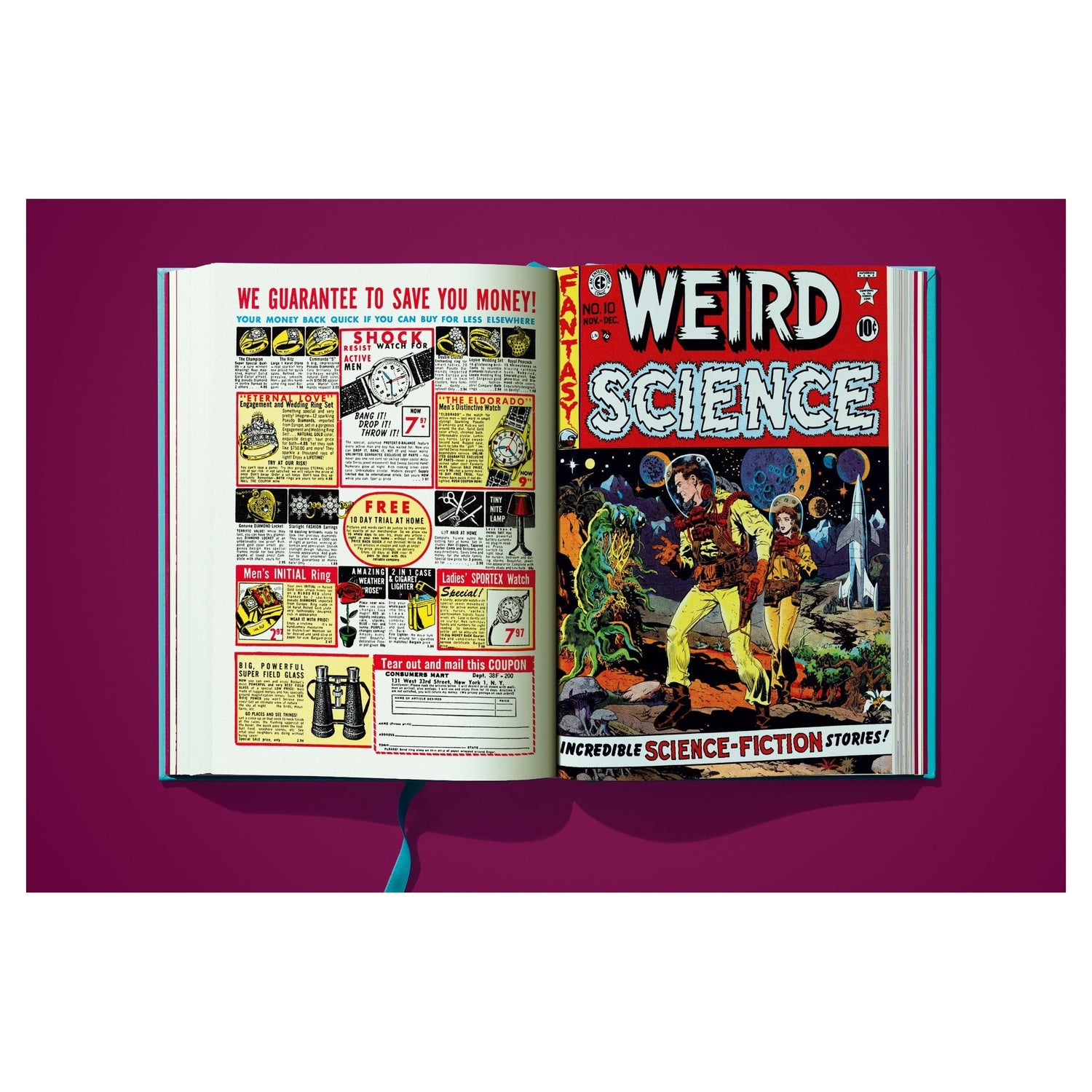TASCHEN Verlag Weird Science Vol. 1 mit klassischen EC-Illustrationen