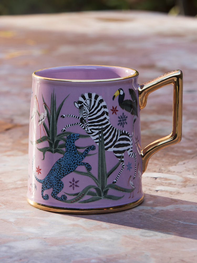 Tasse TAZZA PINK aus Porzellan von der Marke Ortigia Sicilia