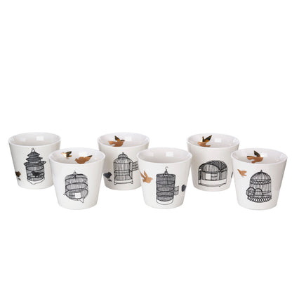 Tasse FREEDOM BIRDS 6er-Set