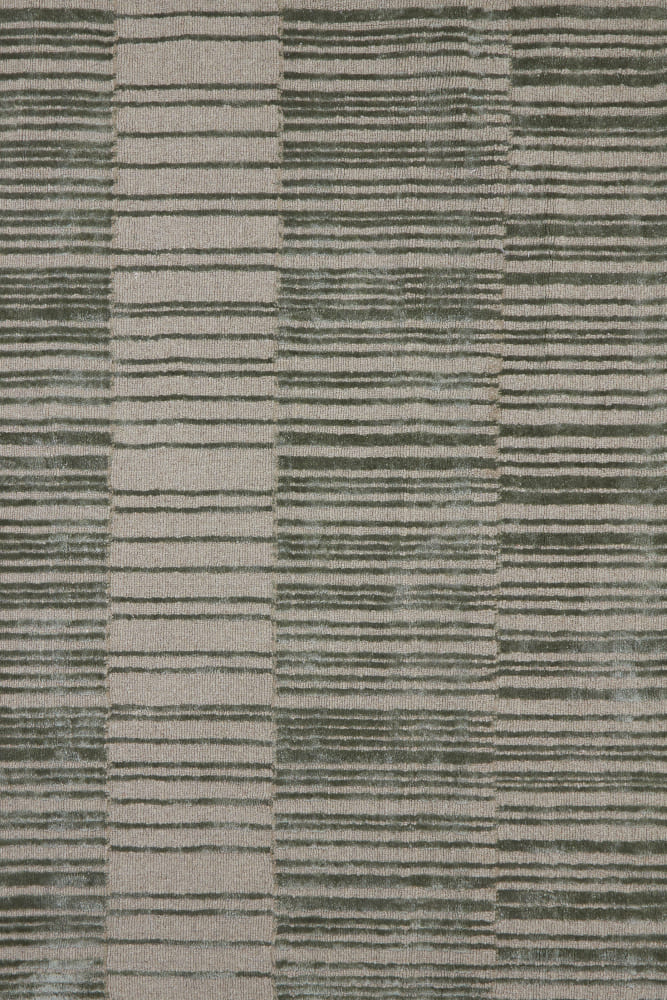 Teppich BOSASO XL hell braun und oliv grün 300x200cm