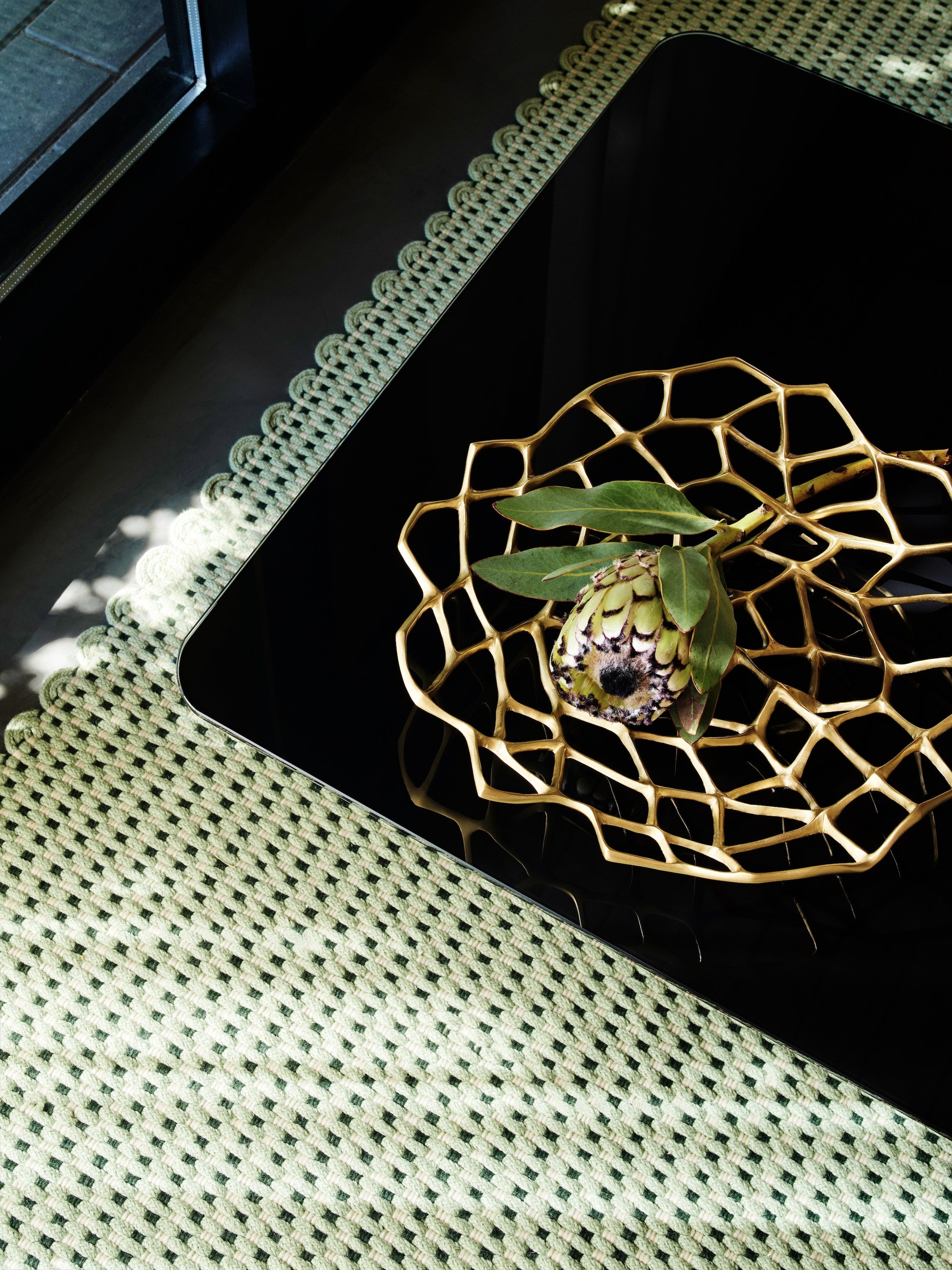 Wohnraum - Vielseitiger Indoor &amp; Outdoor Rug mit strukturierter Webung