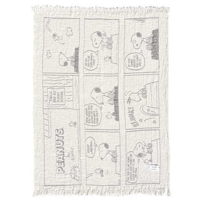 Peanuts Blanket Comic Flightschool Decke mit Comic-Print