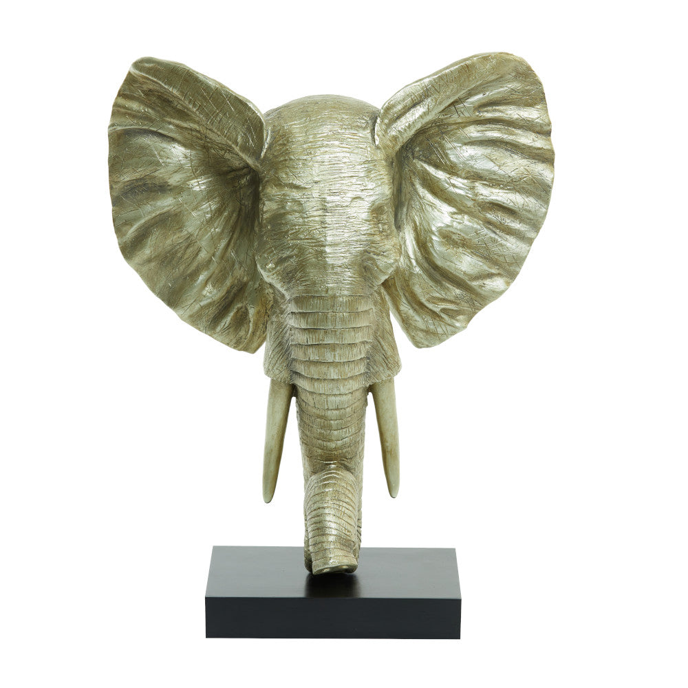 Tierfigur ELEPHANT hell gold