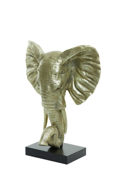 Tierfigur ELEPHANT hell gold