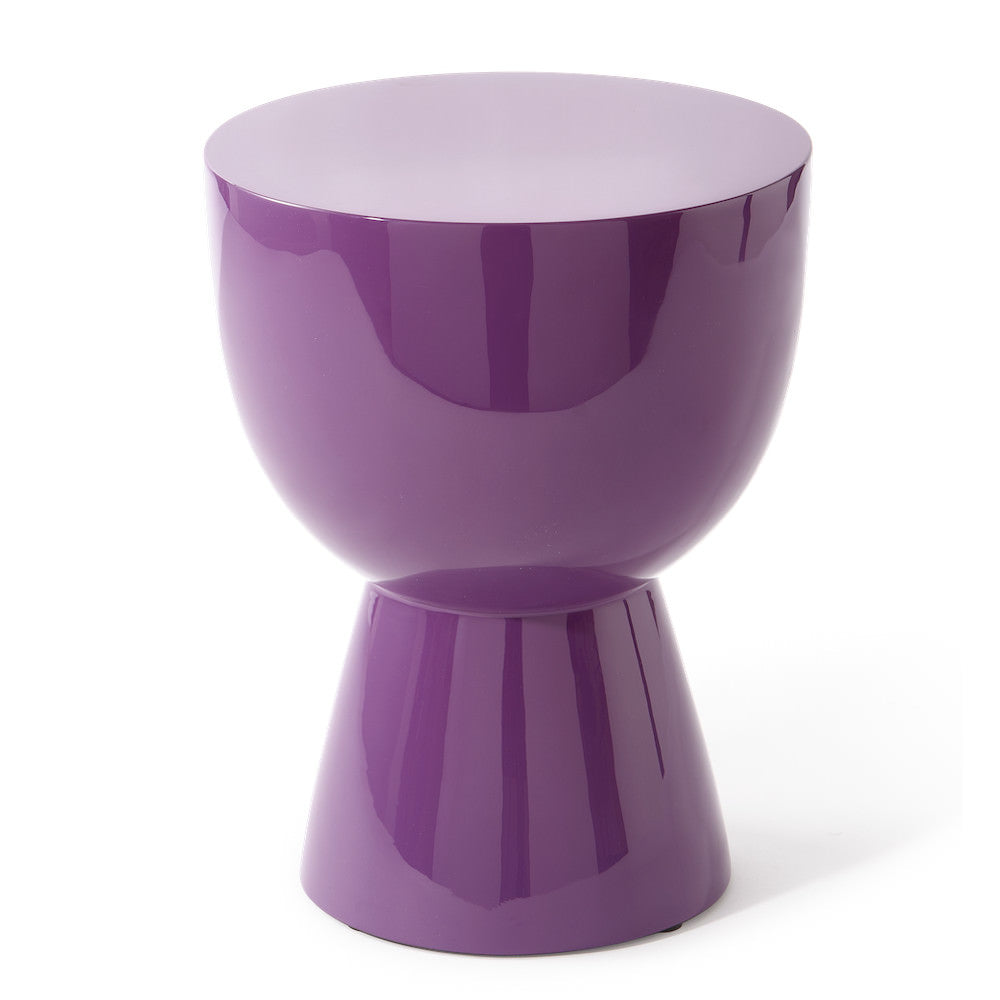 Polspotten Tip Tap Hocker/Beistelltisch in dark purple