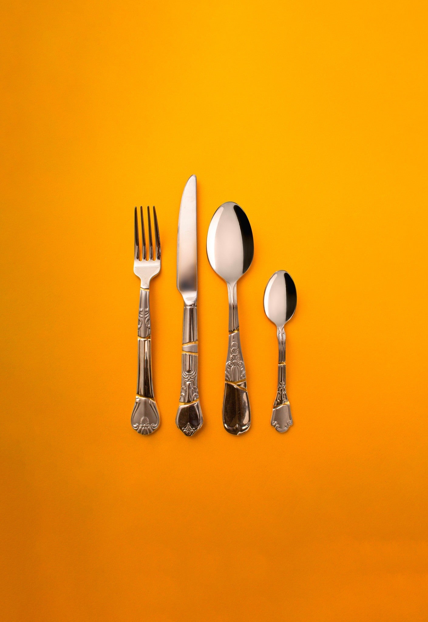 Designer-Besteck Kintsugi Cutlery für besondere Tafelmomente