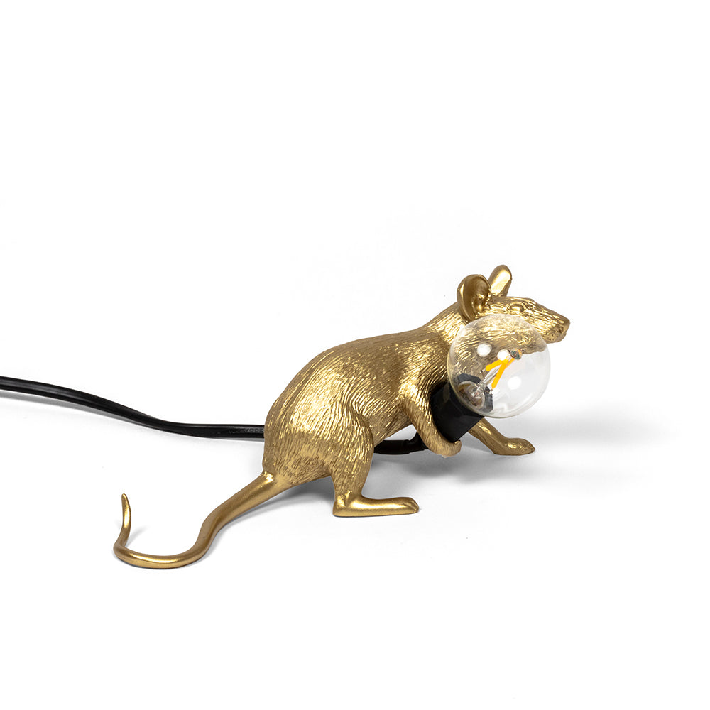 Laufende Maus als Tischlampe