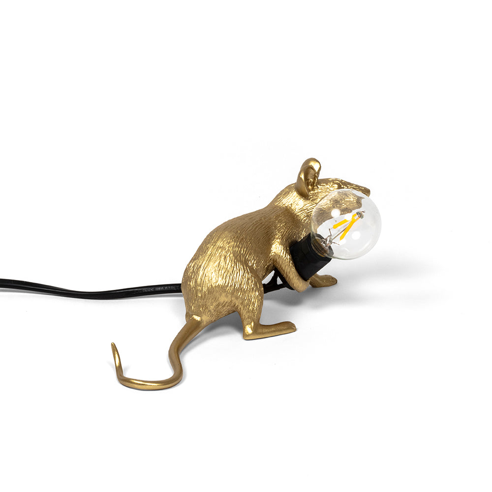 Laufende Maus als Tischlampe