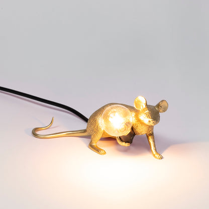 Laufende Maus als Tischlampe