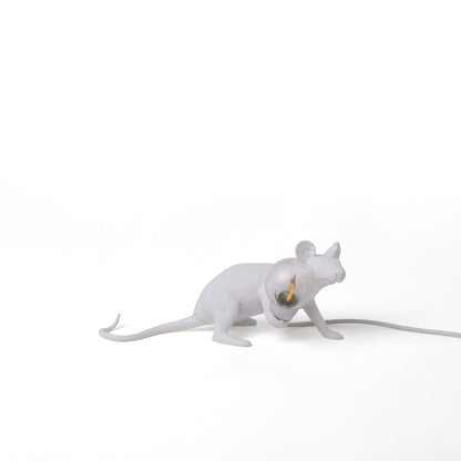 Tischlampe MOUSE LOP weiß von Seletti – ikonisches Design mit spielerischem Charme