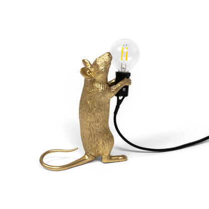 Stehende Maus als Tischlampe