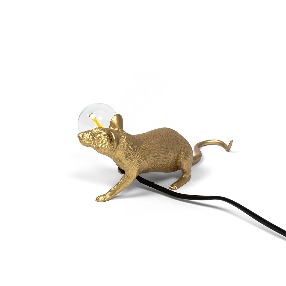 Laufende Maus als Tischlampe