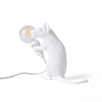 Stehende Maus als Tischlampe