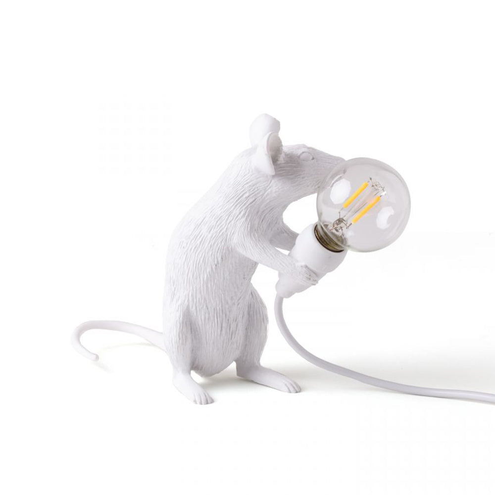 Stehende Maus als Tischlampe