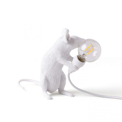 Stehende Maus als Tischlampe