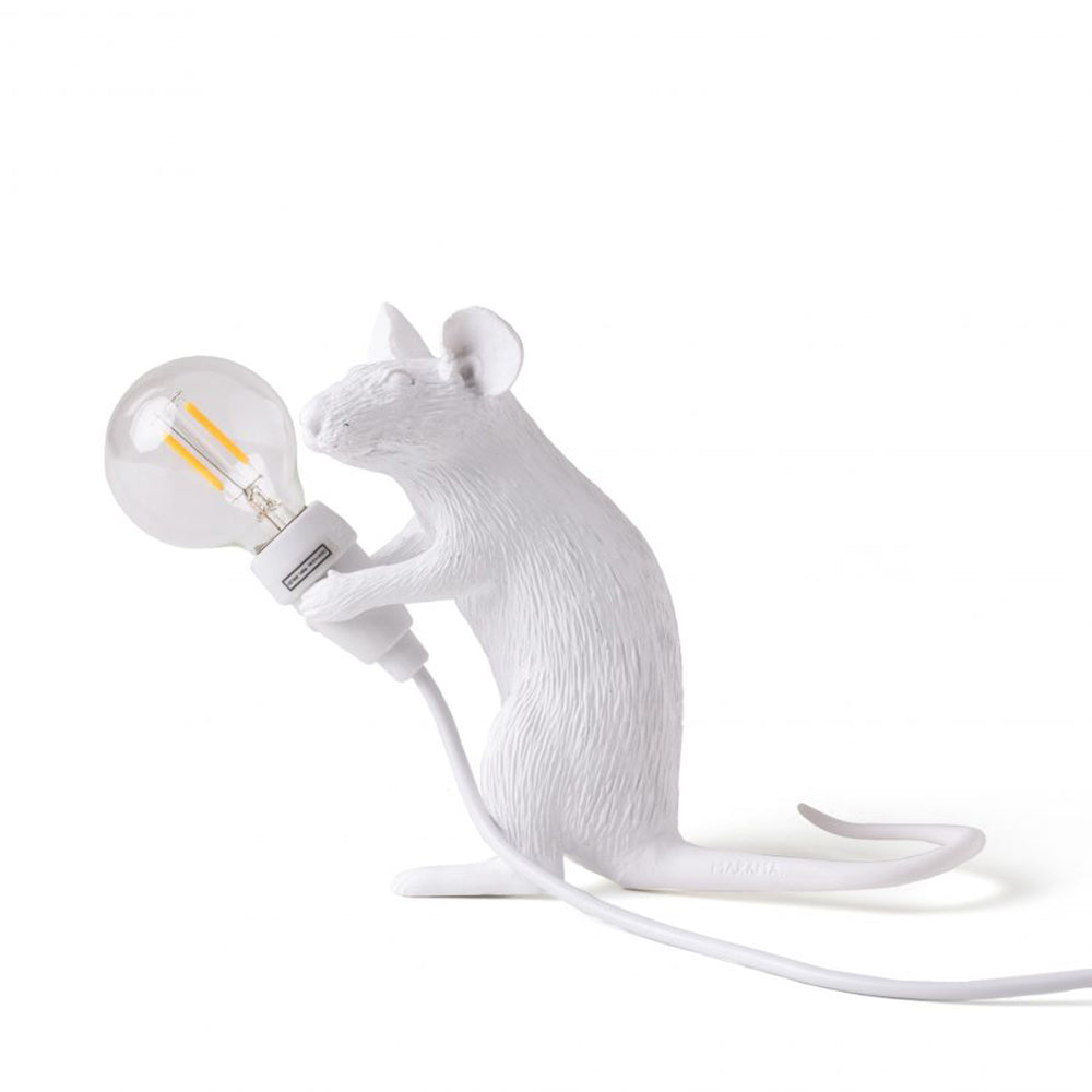 Stehende Maus als Tischlampe