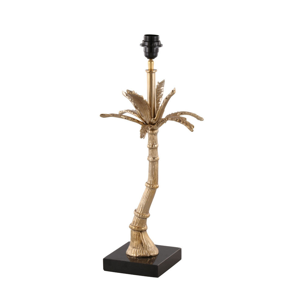 Tischlampe THE PALM gold/rot 71 cm