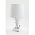 Bubbles Lamp Bosa Tischleuchte, weiss + Platin, Keramik