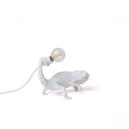 Tischlampe CHAMELEON weiß mit USB