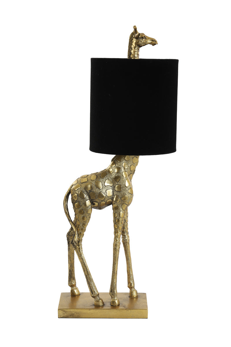 Tischlampe GIRAFFE bronze-schwarz