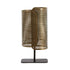 Tischleuchte MACI antik Bronze und matt schwarz 20x13x41cm