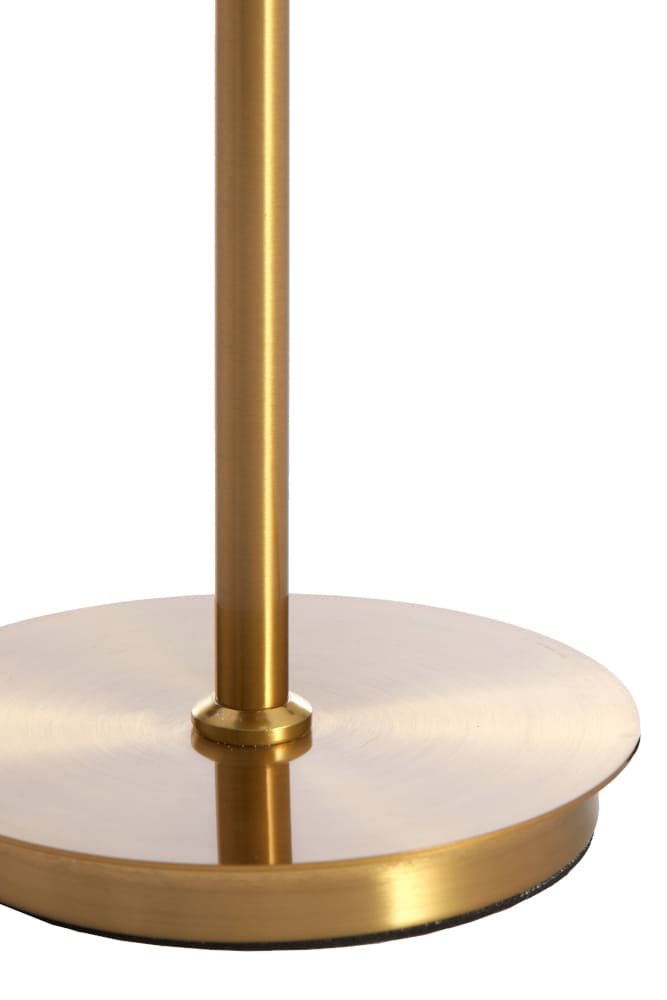 Tischleuchte MEDINA Gold und Silber Perle Ø20x43 cm