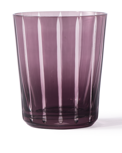 Trinkglas CUTTINGS violett