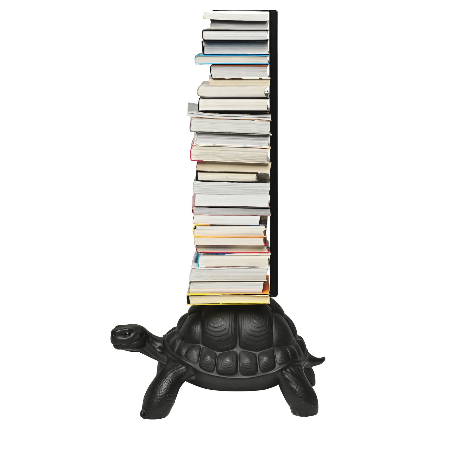 Schildkröte als Bücherregal - Turtle Carry Bookcase in schwarz