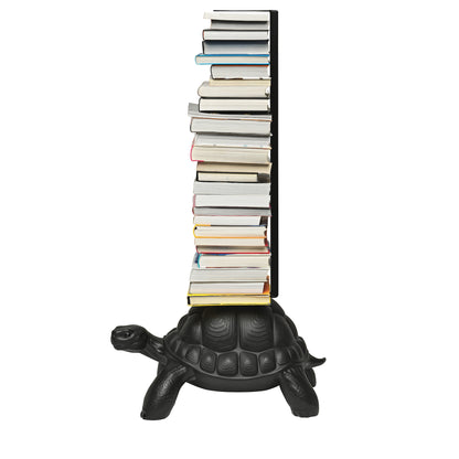 Schildkröte als Bücherregal - Turtle Carry Bookcase in schwarz