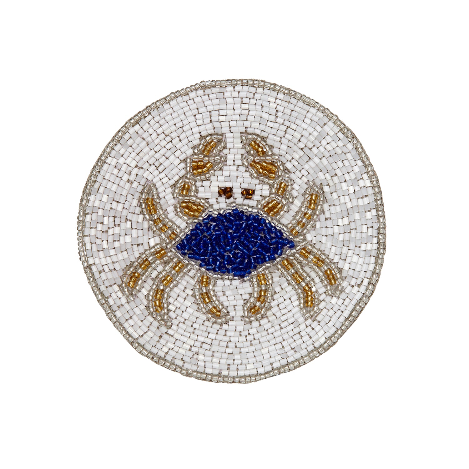 Maritime Untersetzer &quot;Crab&quot; – 4er-Set von Joanna Buchanan