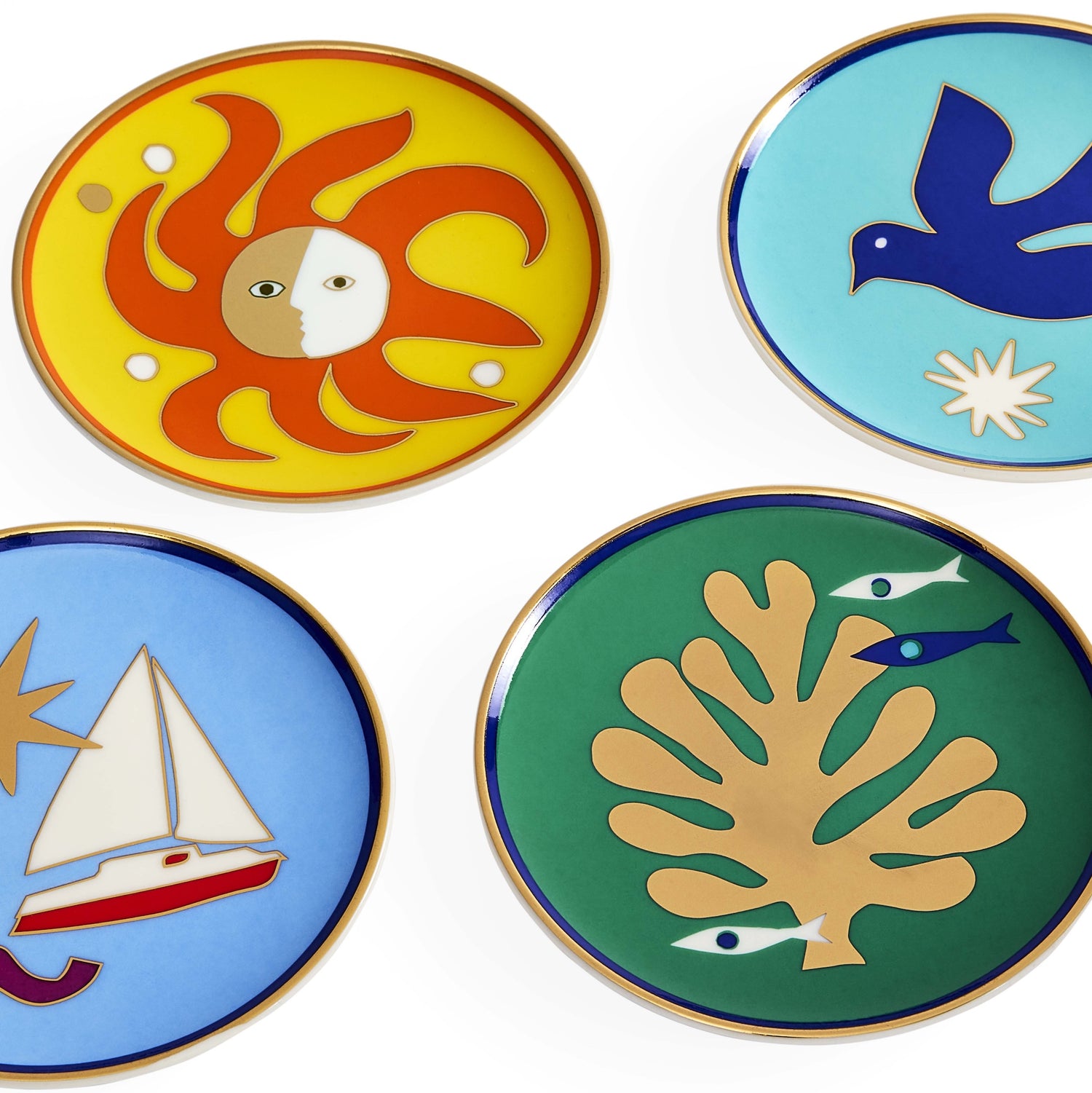 Jonathan Adler Playa Untersetzer – 4er-Set