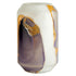 Vase CHIFFON satiniert weiß/lila/amber 20x32x20cm | Gutraum8