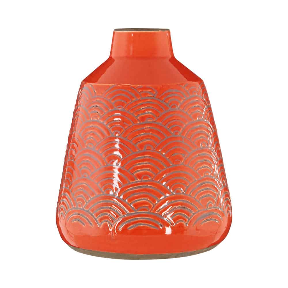 Vase DALTA orange Vintage