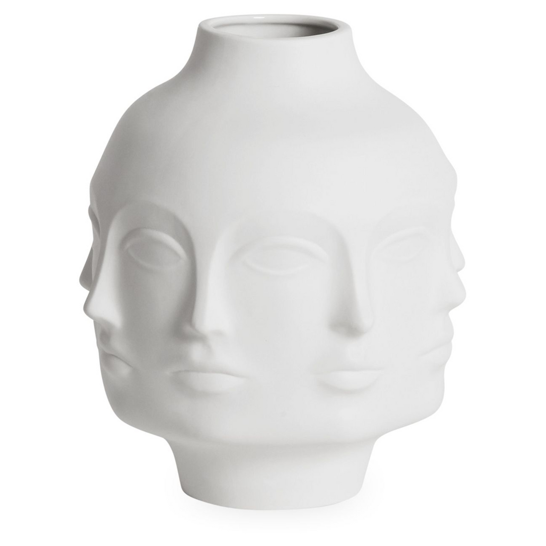 Skulpturale DORA MAAR LARGE VASE aus unglasiertem Porzellan.