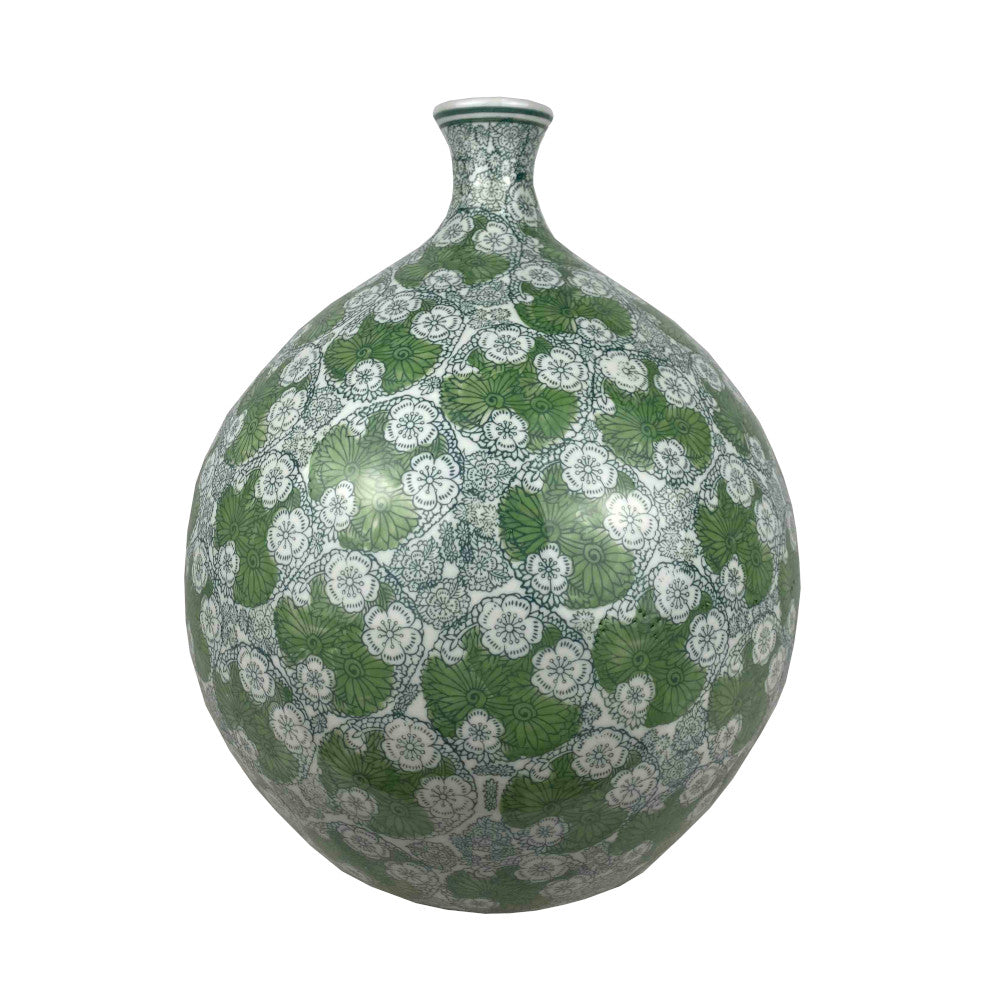 Vase GREEN FLORAL