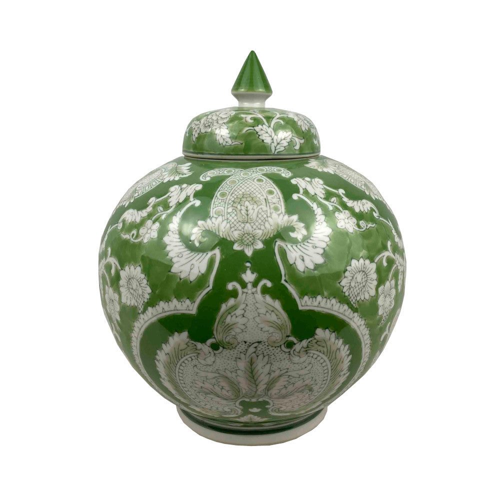 Deckelvase JAR BOTIQUE GREEN