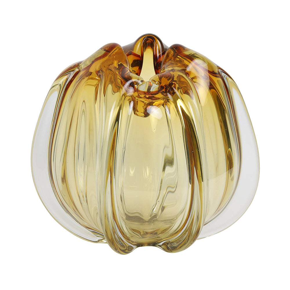 Vase MURELA Glas in Bernstein von Light and Living