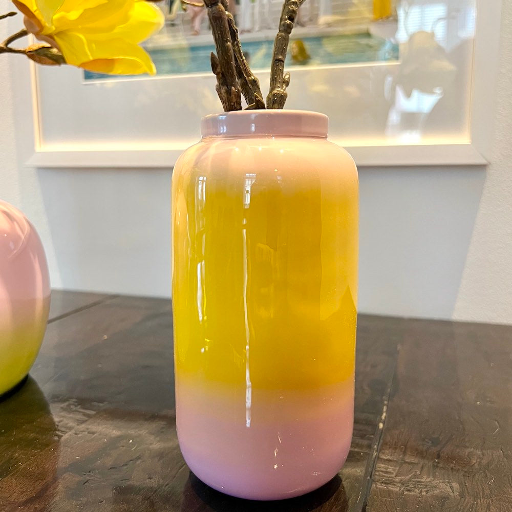 Vase SAIGON rosa/orange/flieder