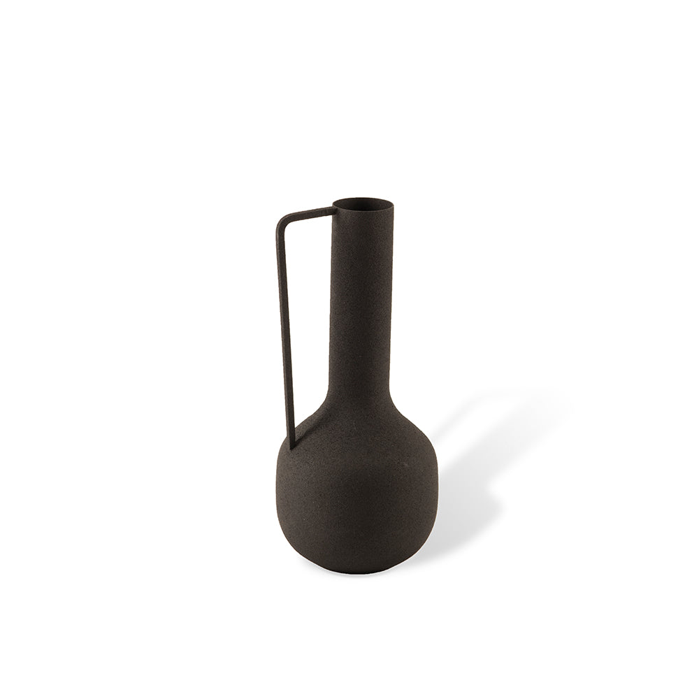 Vase ROMAN in matt schwarz von Pols Potten
