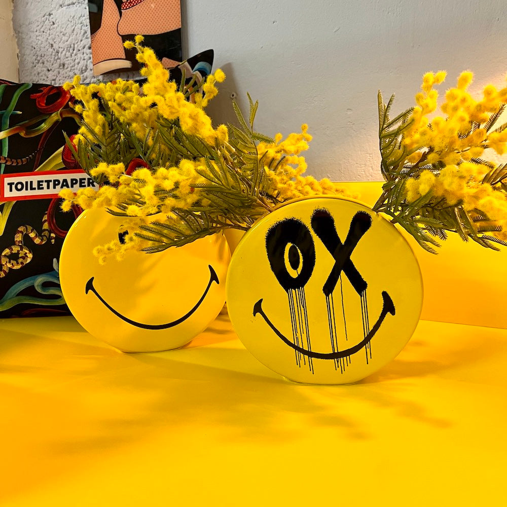 Keramik Vase SMILEY OX &amp; SMILEY classic ø20cm