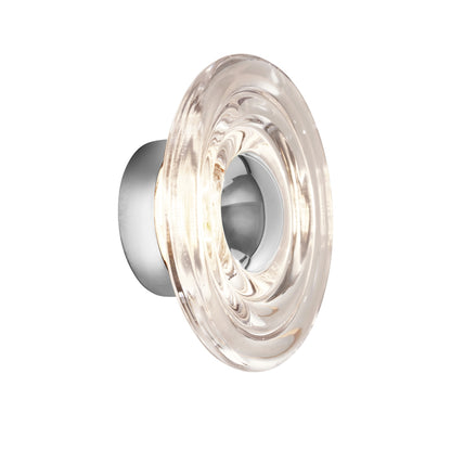 Press Mini Surface Light – Clear Pressed Glass