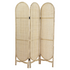 Naturfarbener Wandschirm HERWIN aus geflochtenem Rattan