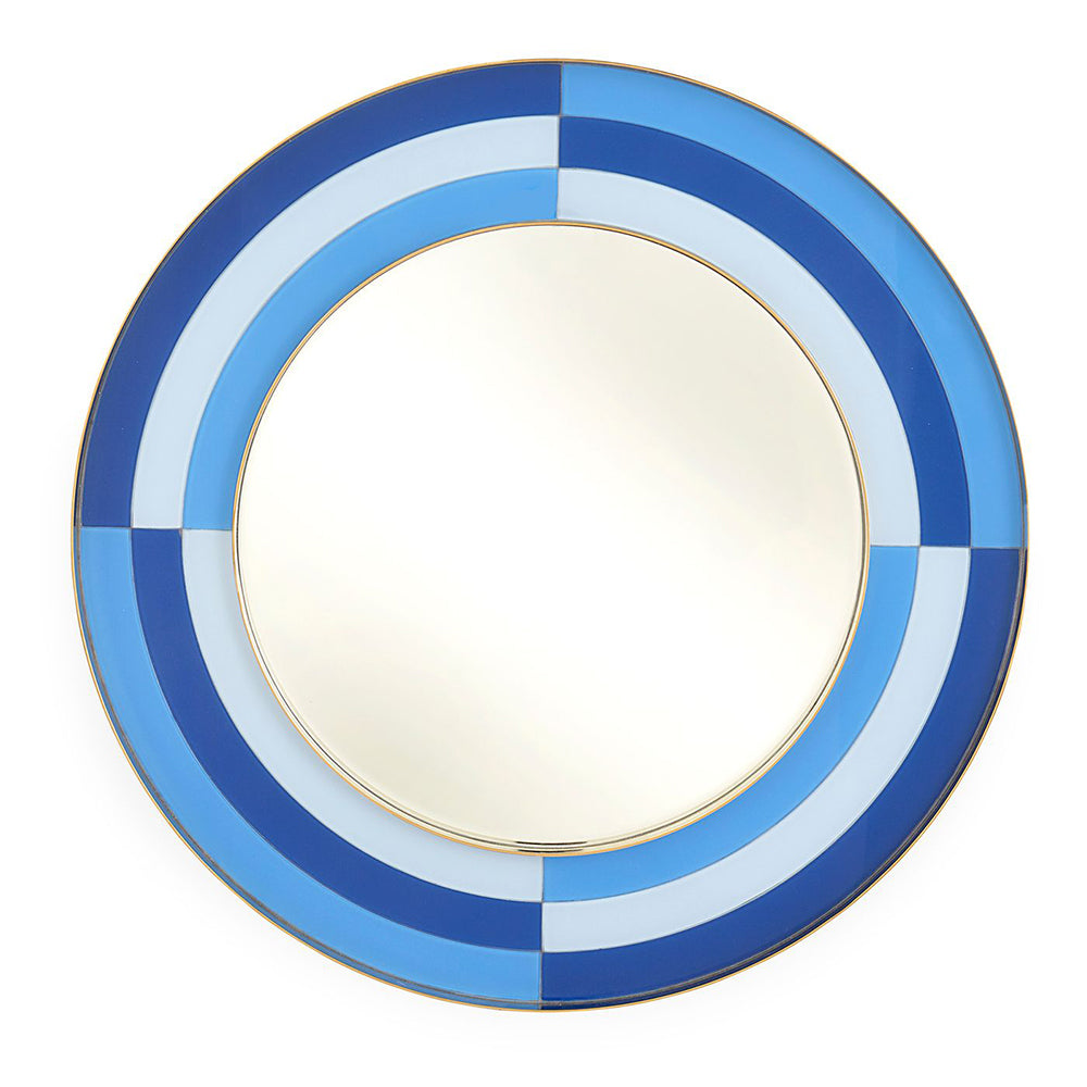 Wandspiegel HARLEQUIN blau von Jonathan Adler