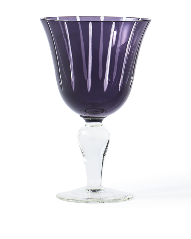 Weinglas CUTTINGS violett