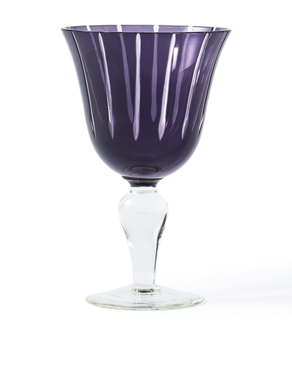 Weinglas CUTTINGS violett
